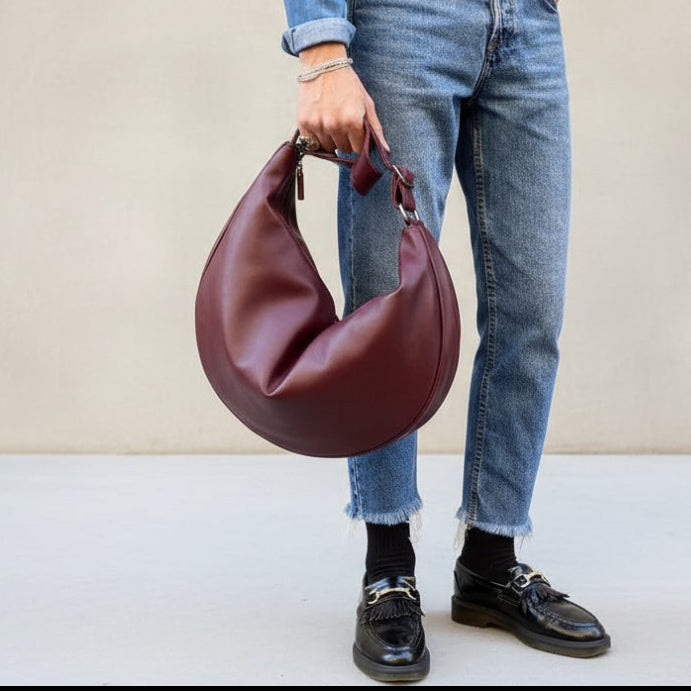 BARCACCIA L // soft leather bag