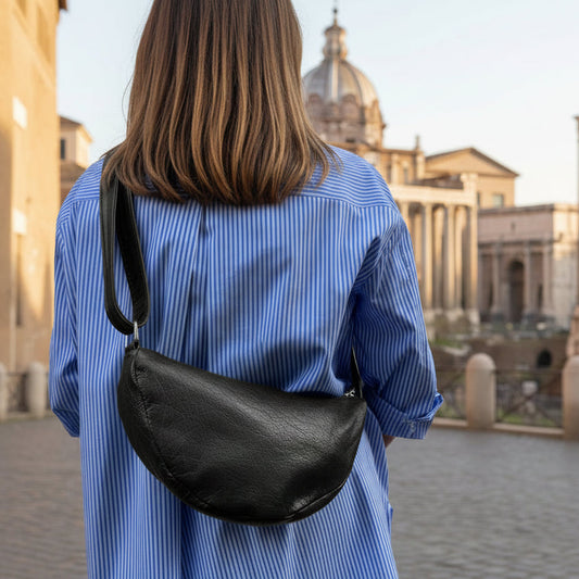 BARCACCIA small //  Soft leather bag