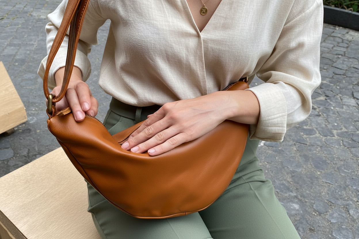 BARCACCIA // Soft leather bag